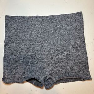 Colsie Heathered Gray Women's Bike Shorts